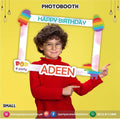 Customized Photo Booth / selfie frame for Pop It Party theme party