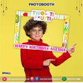Customized Photo Booth / selfie frame in Tutti Fruiti theme birthday party