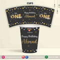 Customized disposable Paper CUPS for OneDerful Party theme party
