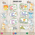 Photo props set for Wild One Theme Birthday party