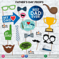 Fathers day decorations | Father's day photobooth Props 