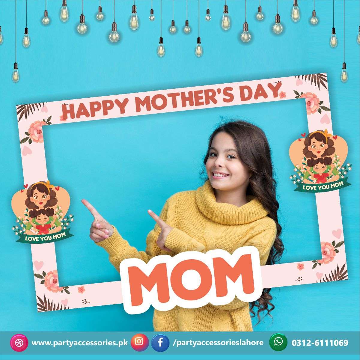 Mothers day Photobooth frame