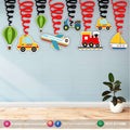 Spiral Hanging swirls in Transport theme birthday party decorations 6 pcs 12 pcs packs