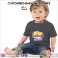 Transport Theme Customized Birthday Sweet Shirt in Black
