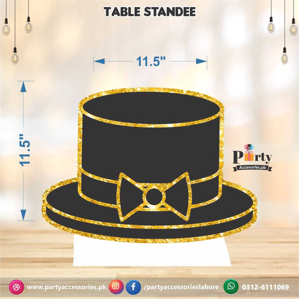 OneDerful theme Table standing character cutouts
