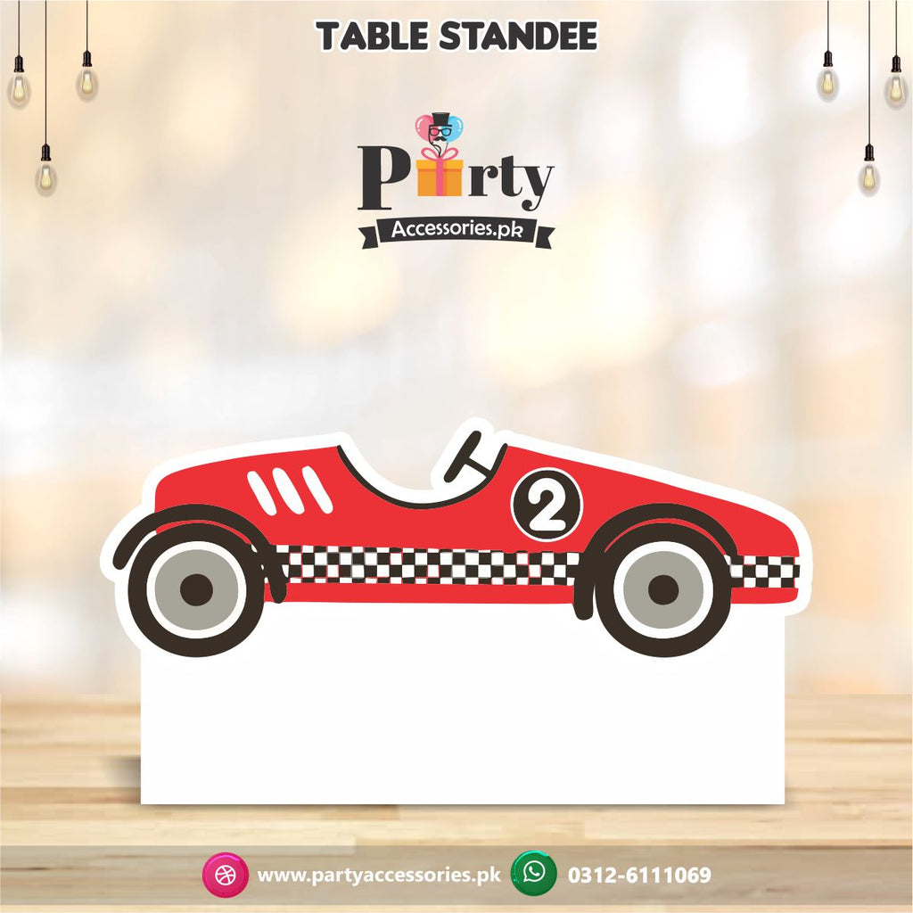 Two Fast Table standing cutouts