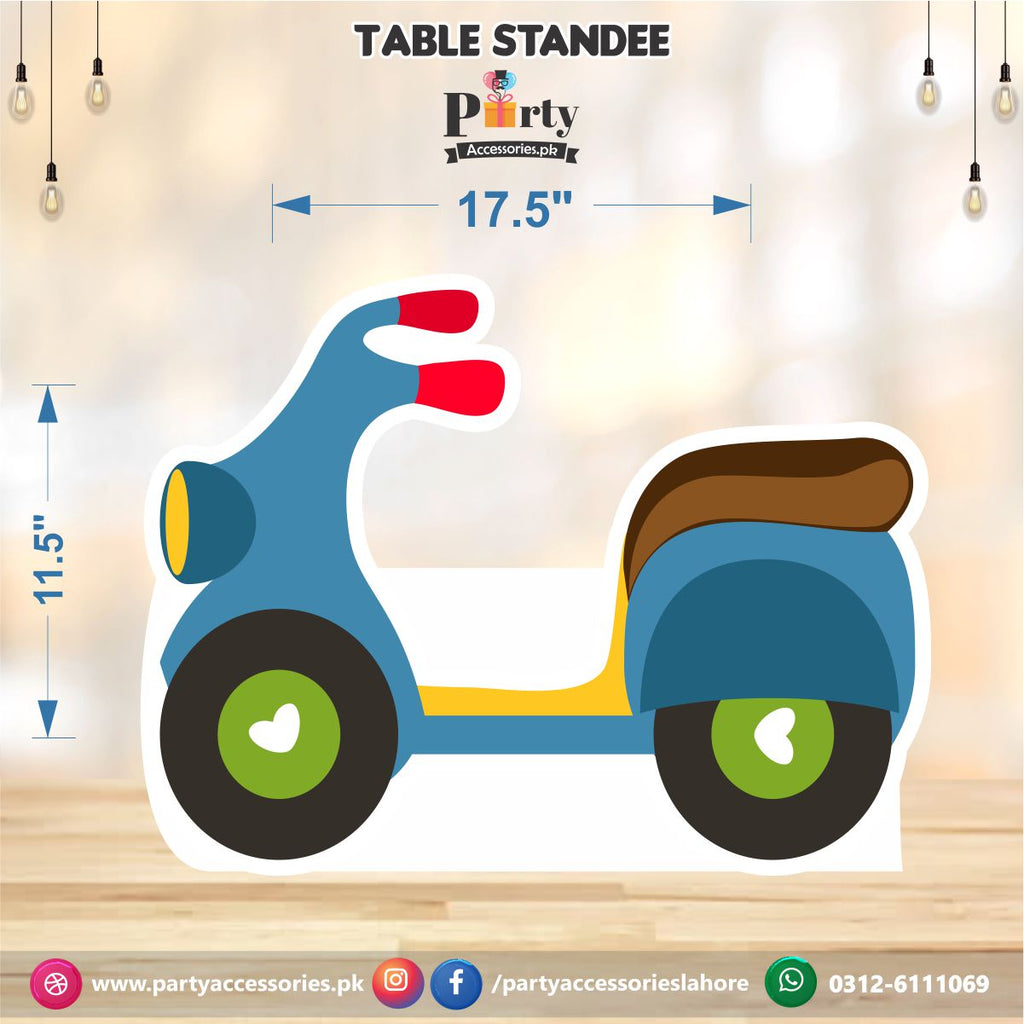 Tabletop Transport Cutouts - Cheerful and Decorative Elements for Parties