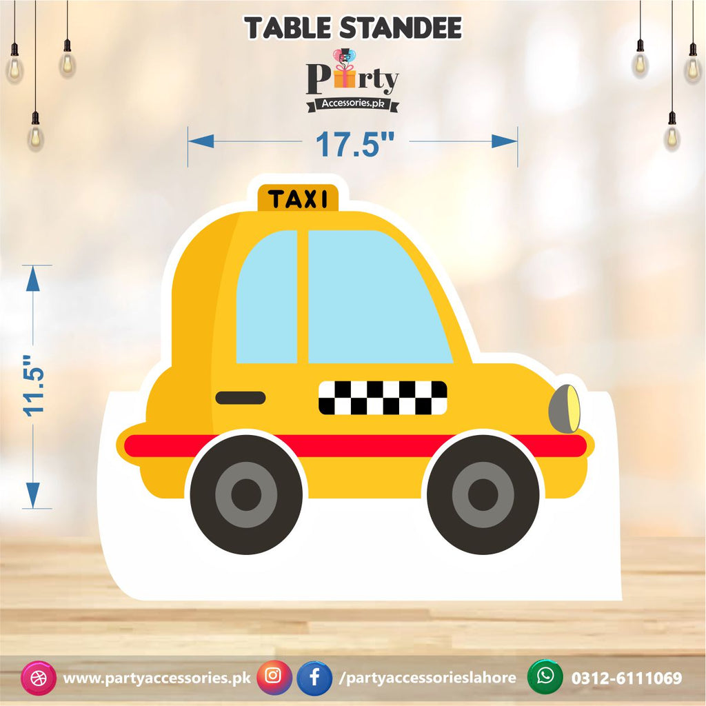 Tabletop Transport Cutouts - Cheerful and Decorative Elements for Parties