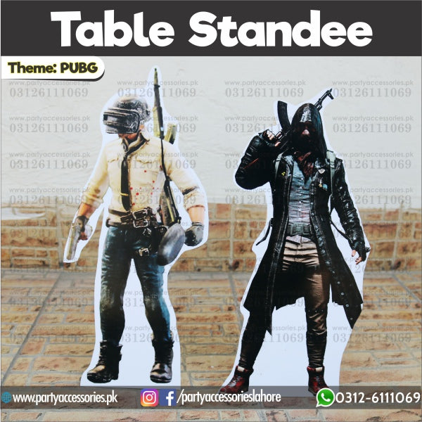 Customized PUBG theme Table standing character cutouts