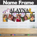 Customized Wall NAME Frame in UNICORN theme