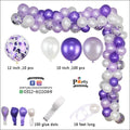 purple decoration Balloon arch kit 