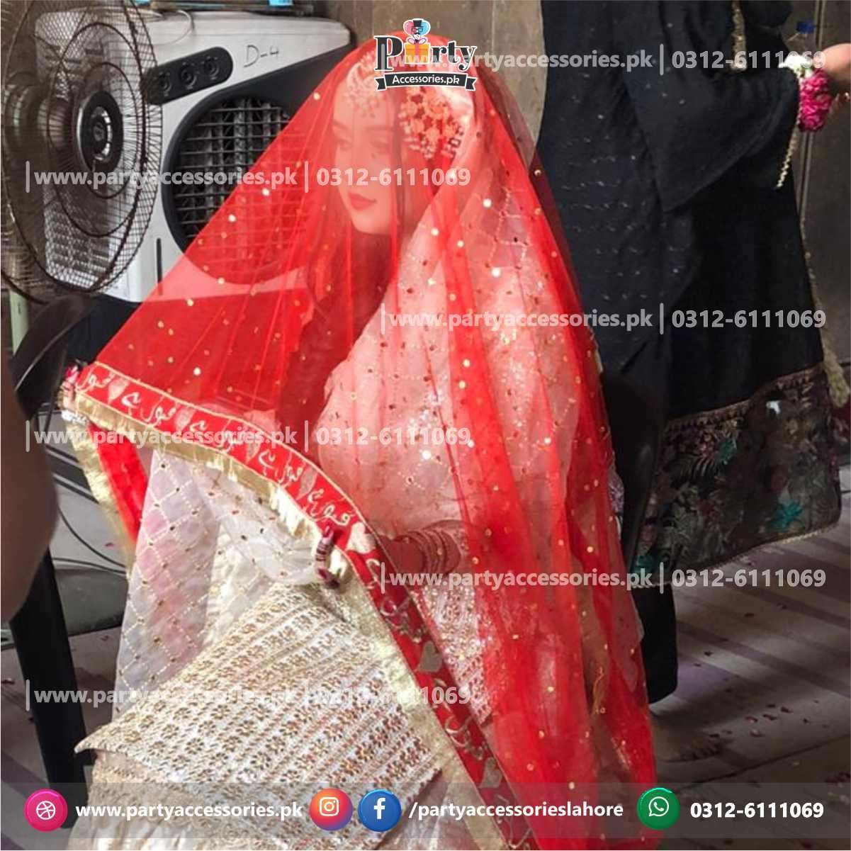 nikkah rukhsati dupatta