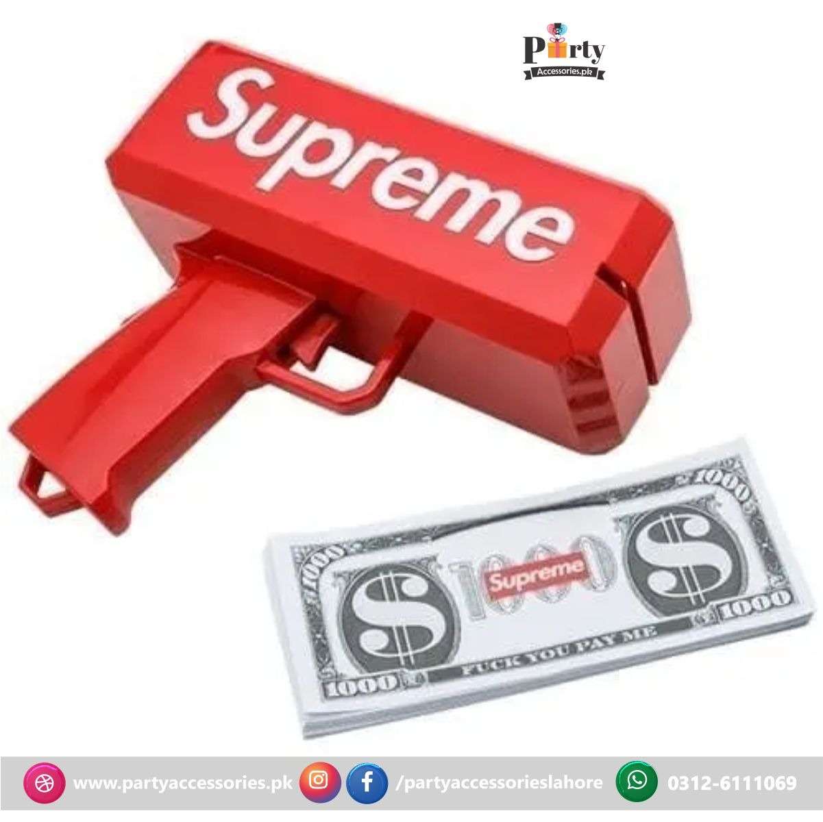 cash gun popper