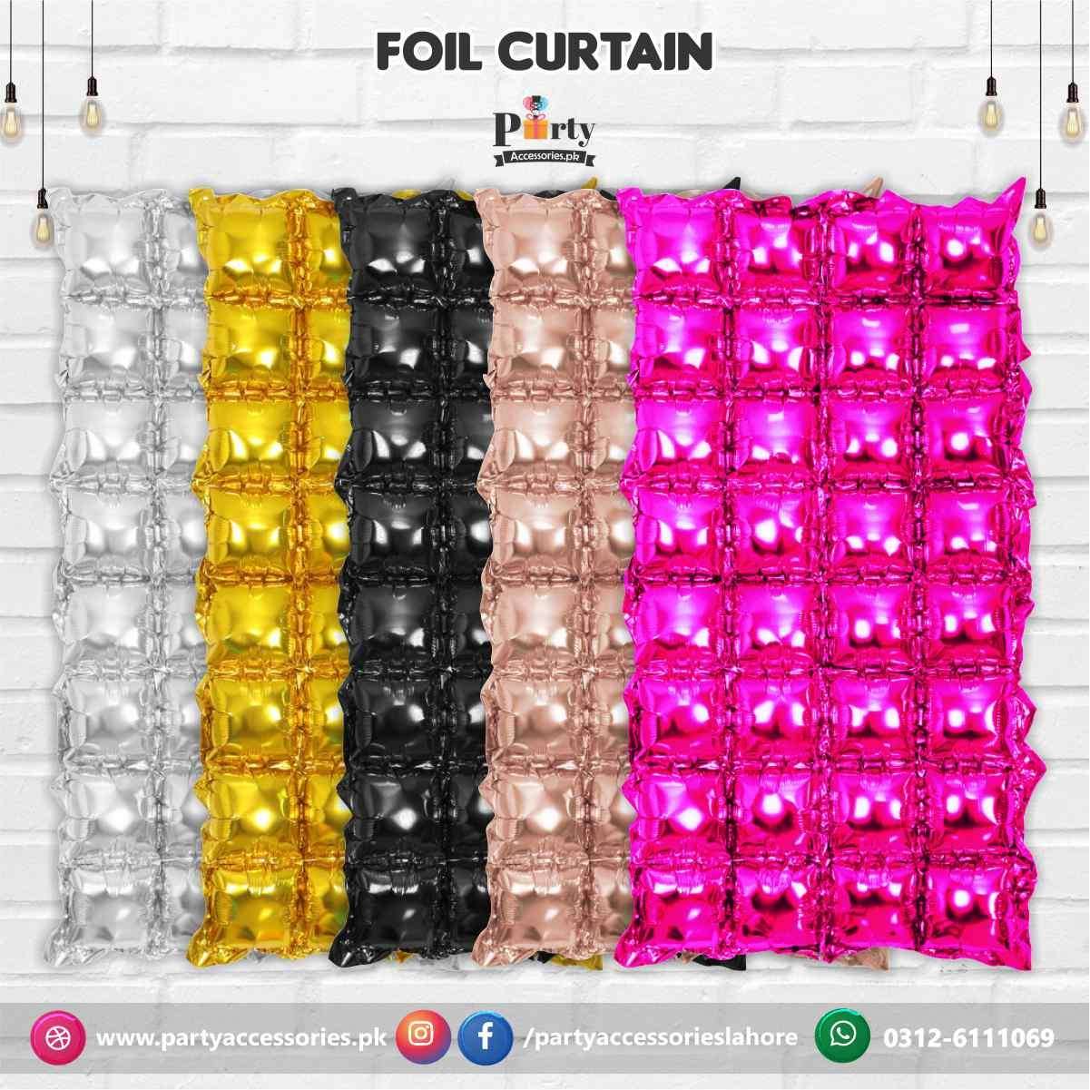 air foil curtains backdrop