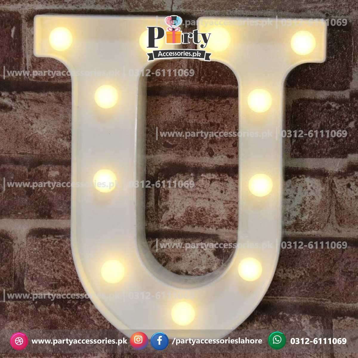 LED letters | Marquee LED Alphabets A to Z light up letters