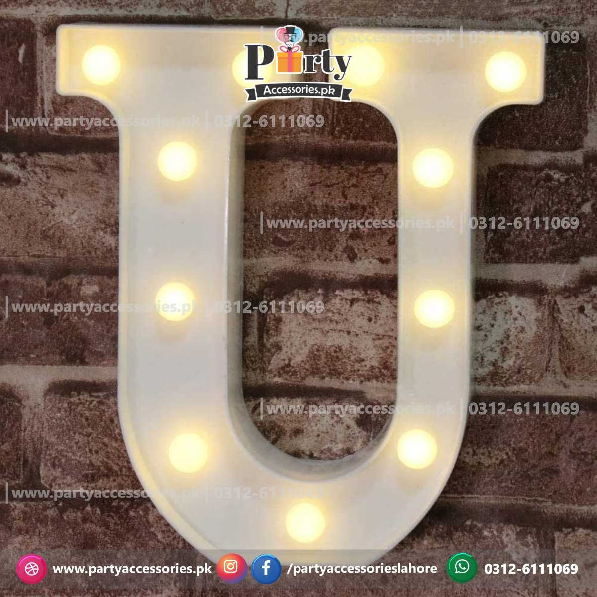 LED letters | Marquee LED Alphabets A to Z light up letters ...