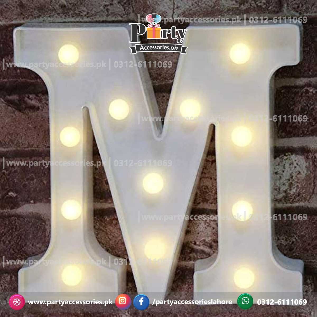 LED letters | Marquee LED Alphabets A to Z light up letters ...