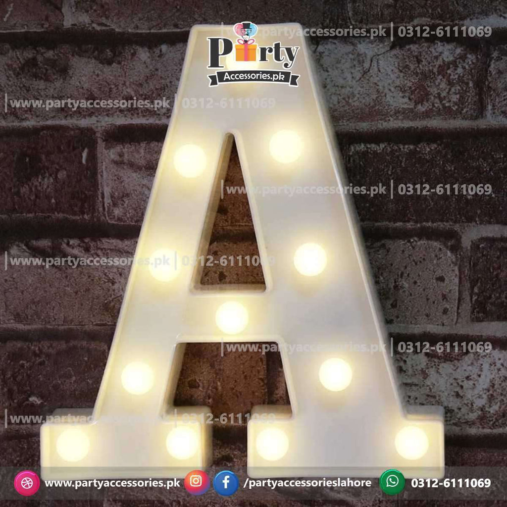 LED letters | Marquee LED Alphabets A to Z light up letters