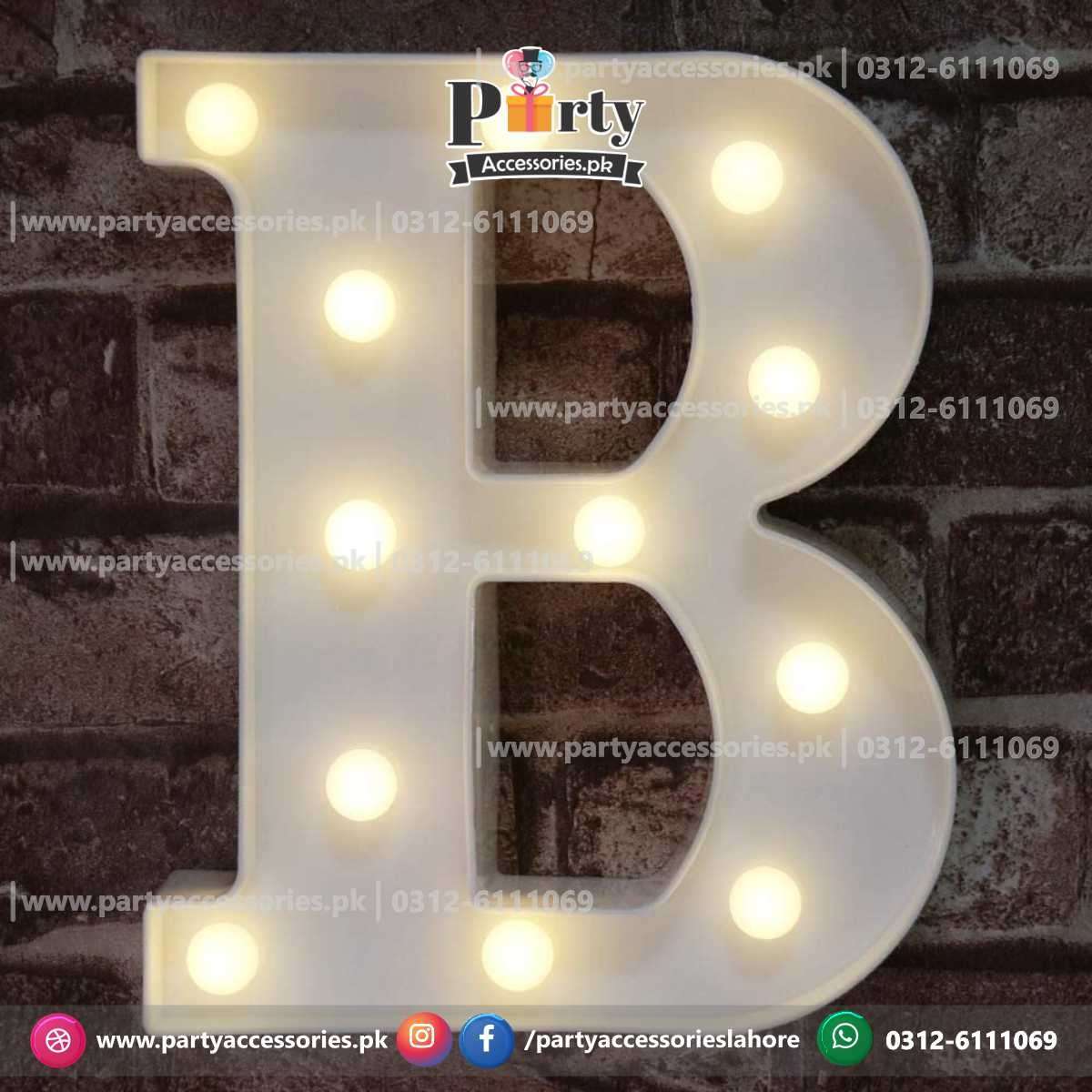 LED letters | Marquee LED Alphabets A to Z light up letters