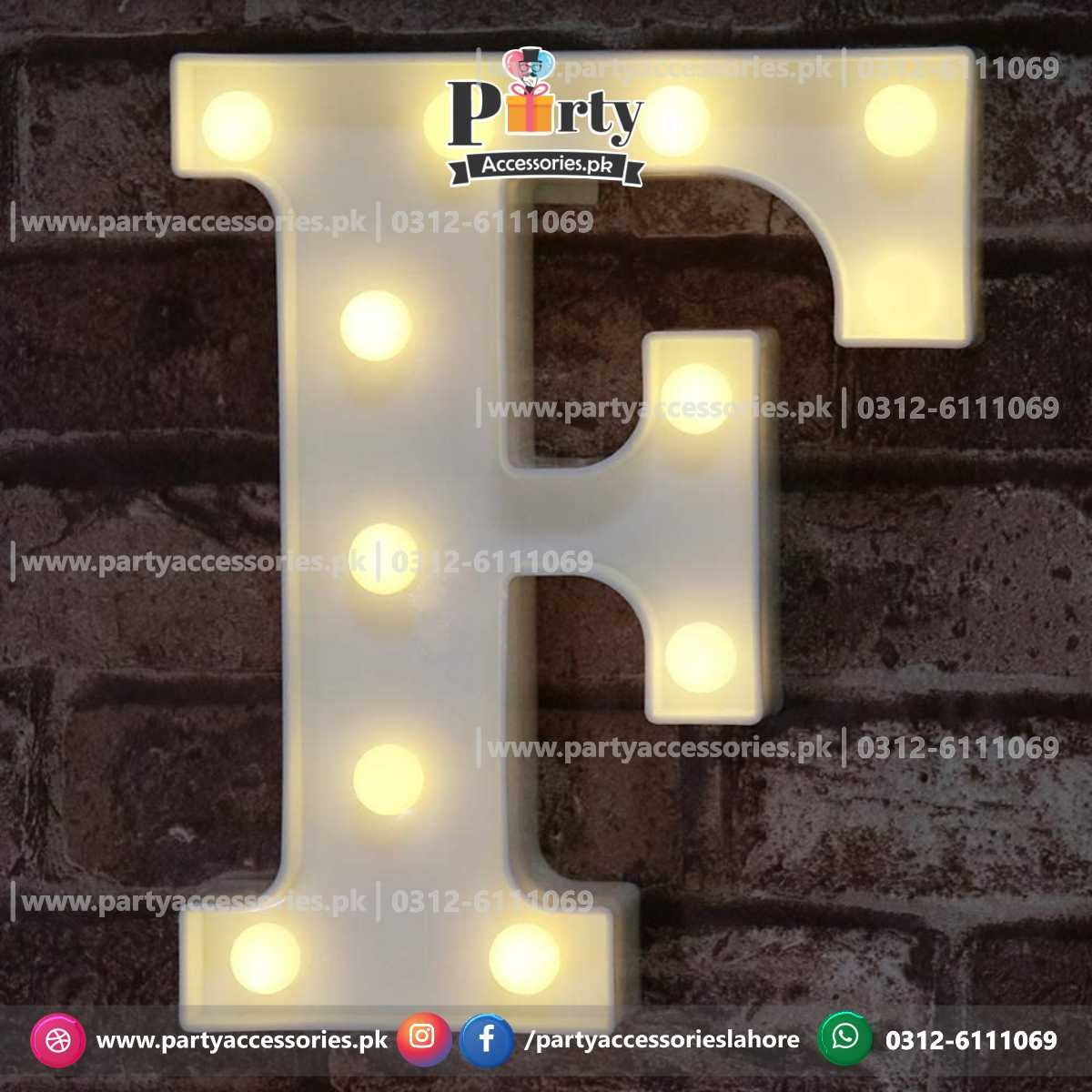 LED letters | Marquee LED Alphabets A to Z light up letters ...