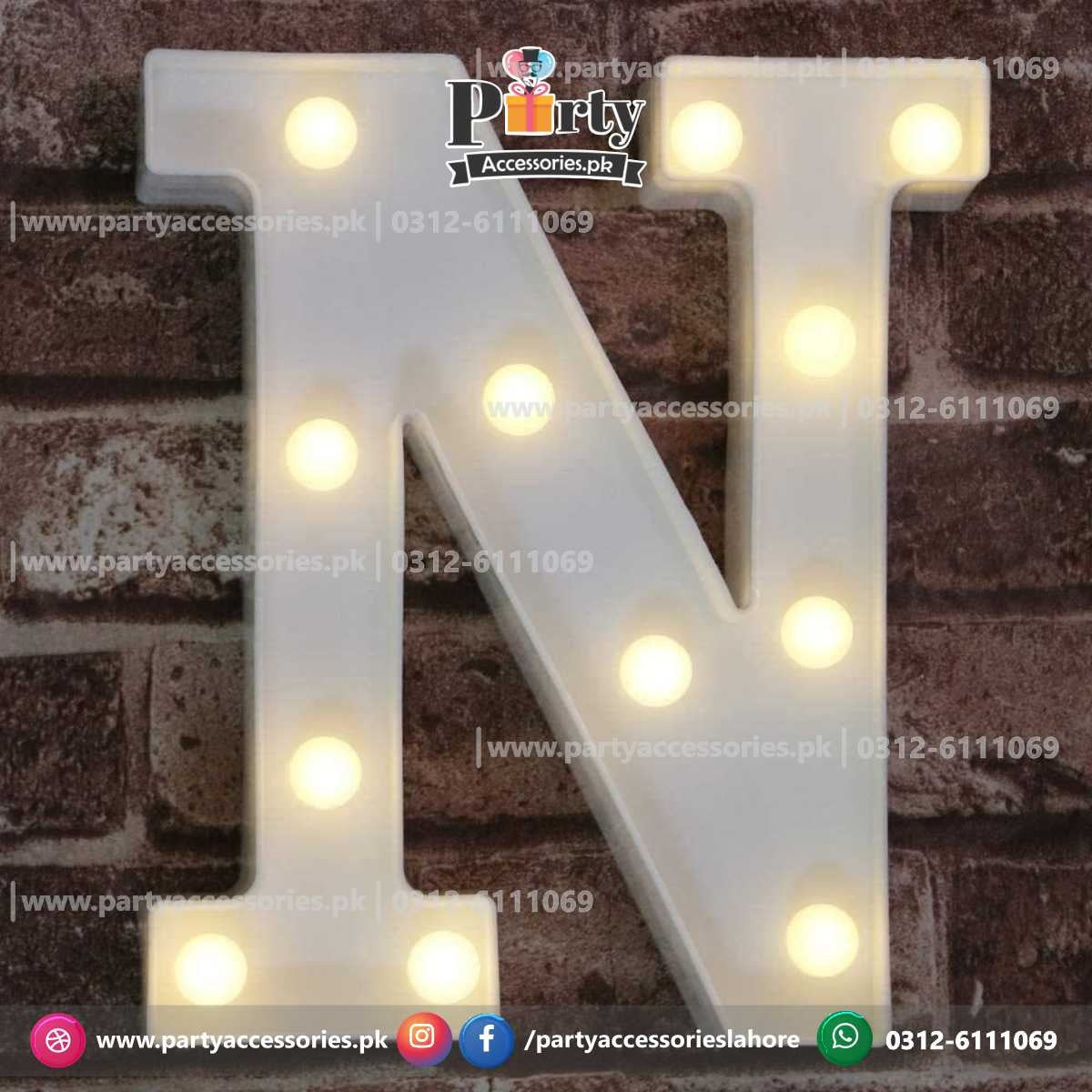 LED letters | Marquee LED Alphabets A to Z light up letters ...