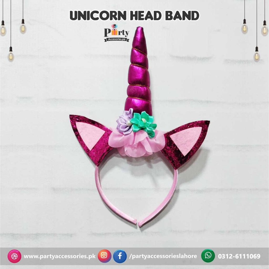 unicorn head band