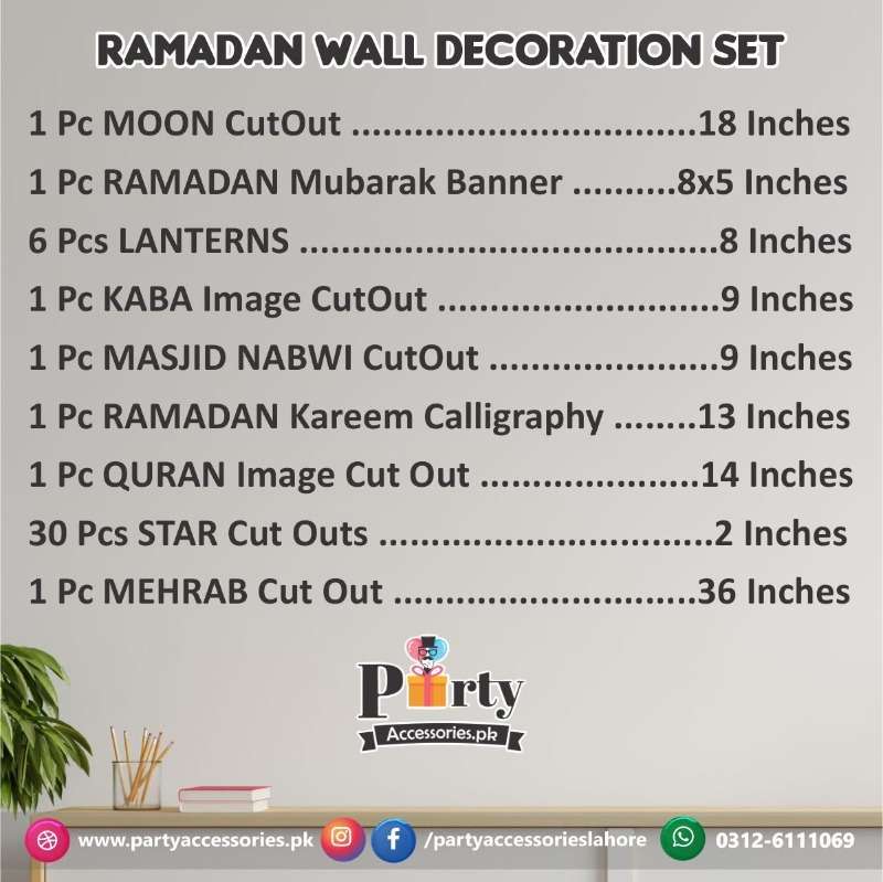 Ramadan decoration package