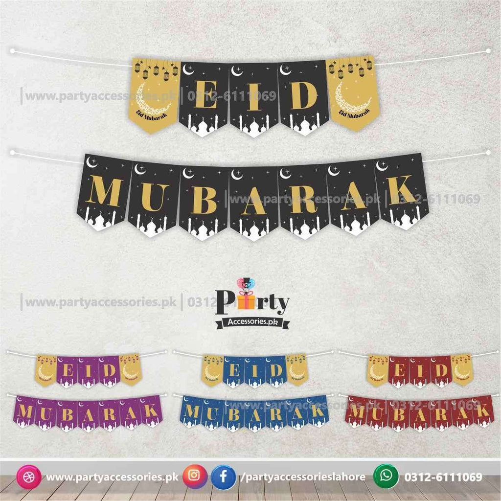 Eid Mubarak Wall decoration Bunting banner