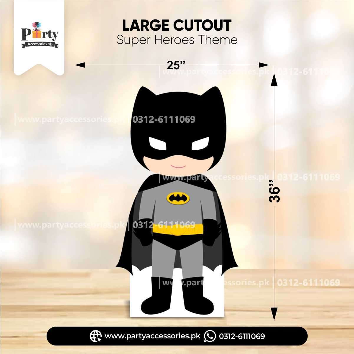 batman theme large character cutout