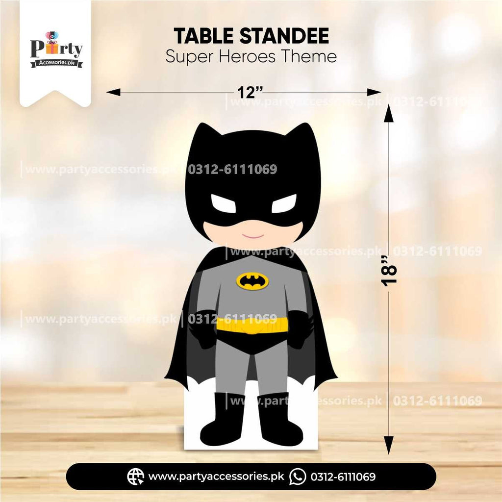 batman supehero standing character for table decor 