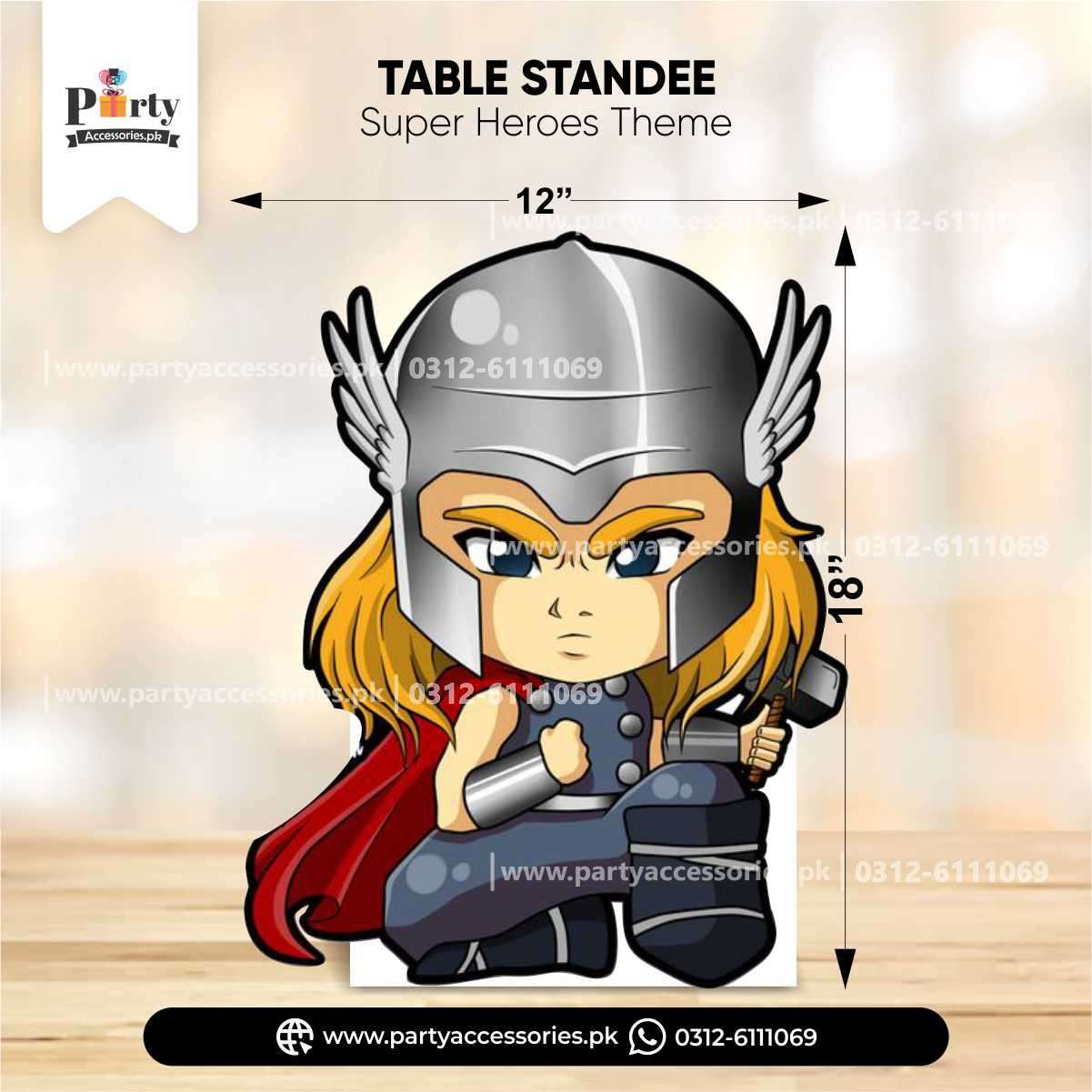 thor character cutout standee