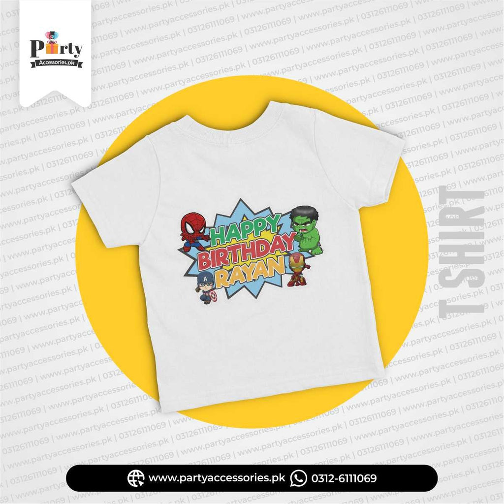 Superhero theme t-shirt for kids