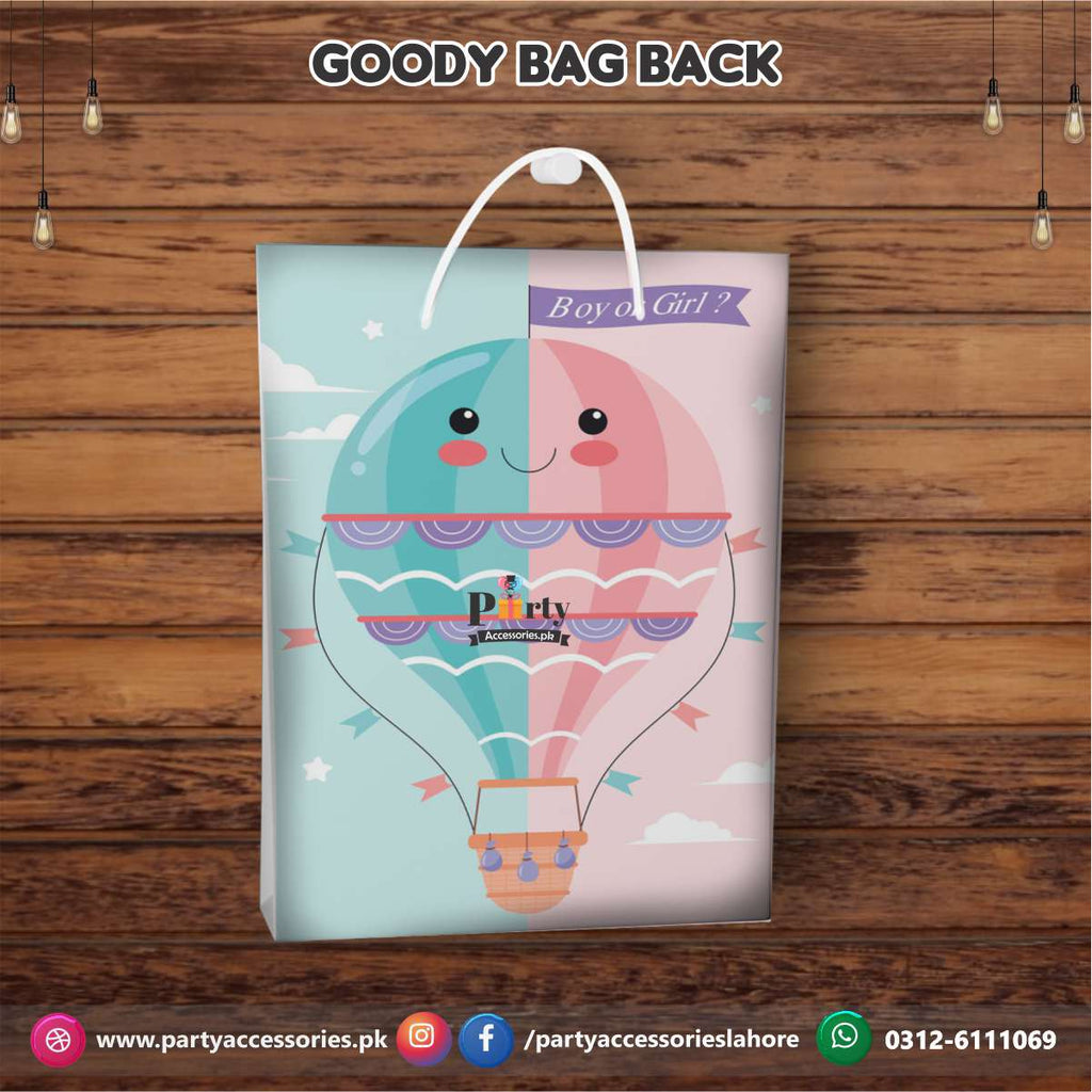 gender reveal party goody bags