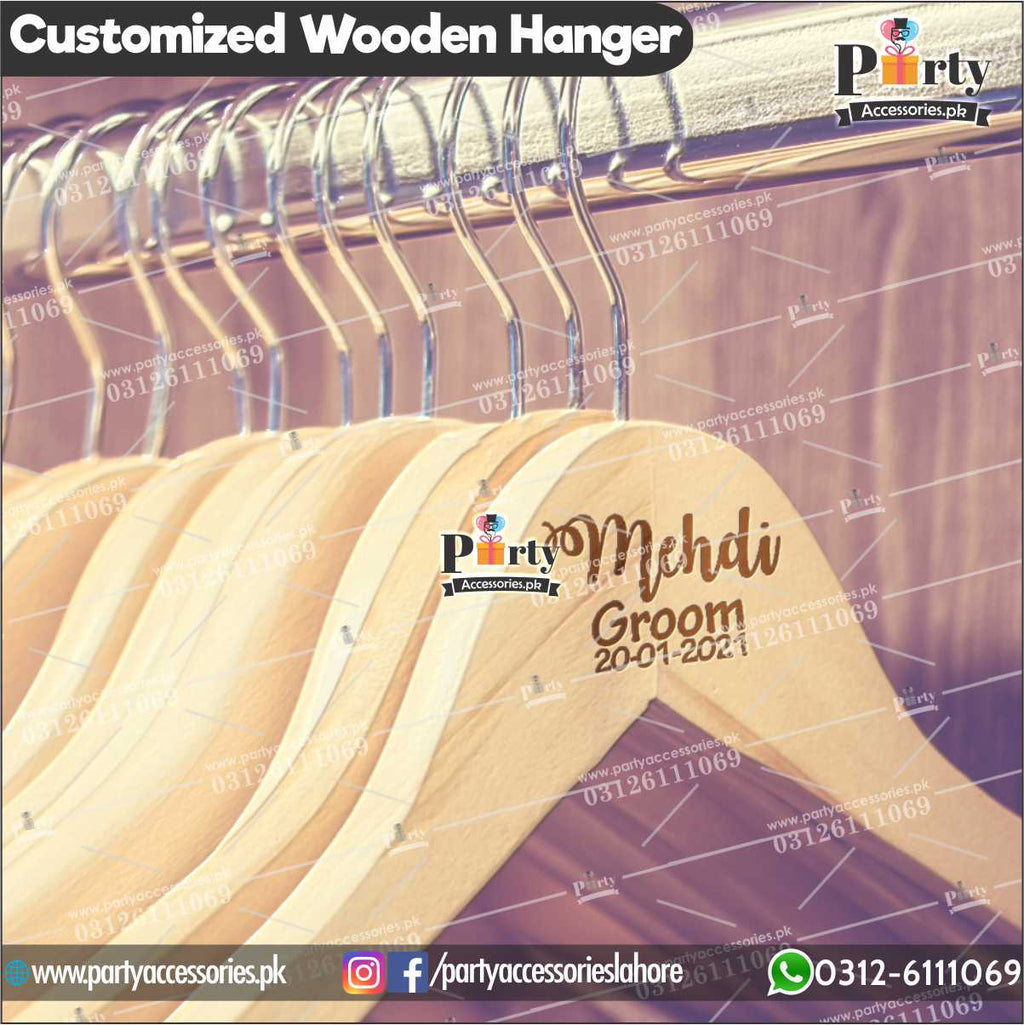 Customized wooden hangers in pakistan