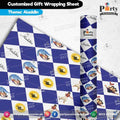 Gift wrapping sheets for Aladdin Princess theme birthday party