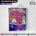 Aladdin Princess theme Customized Goody Bags / favor bags
