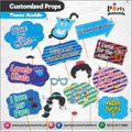 Customized props set for Aladdin Princess theme birthday party