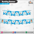 AQEEQA MUBARAK Bunting banner for boy Aqiqah