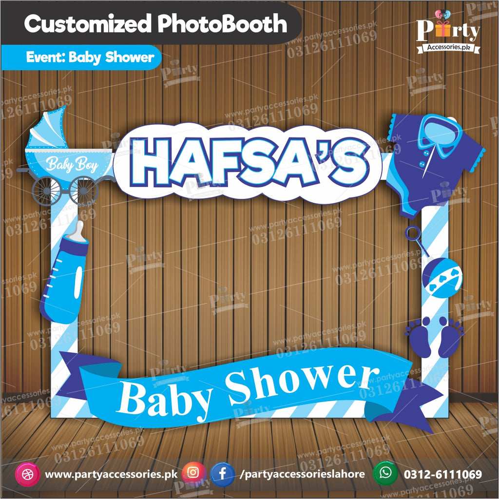 Photobooth Selfie Frame for Baby Shower theme Party Celebration