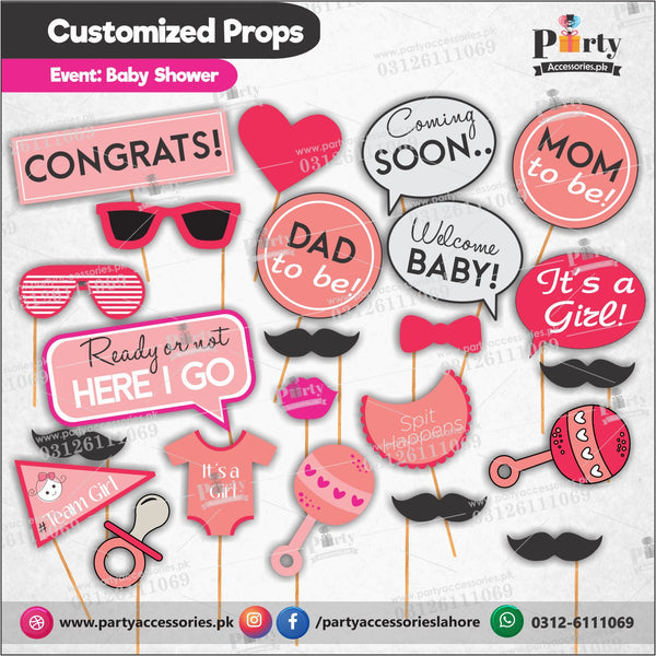 Baby shower Photography Props Pink Color