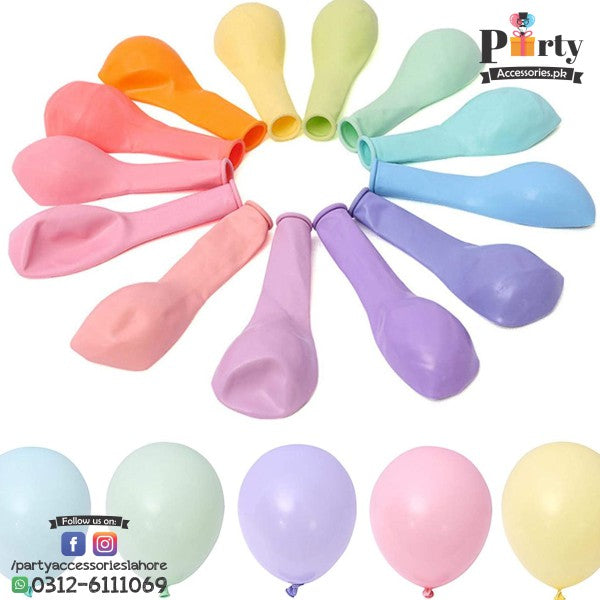 Pastel colors Macron balloons for decoration