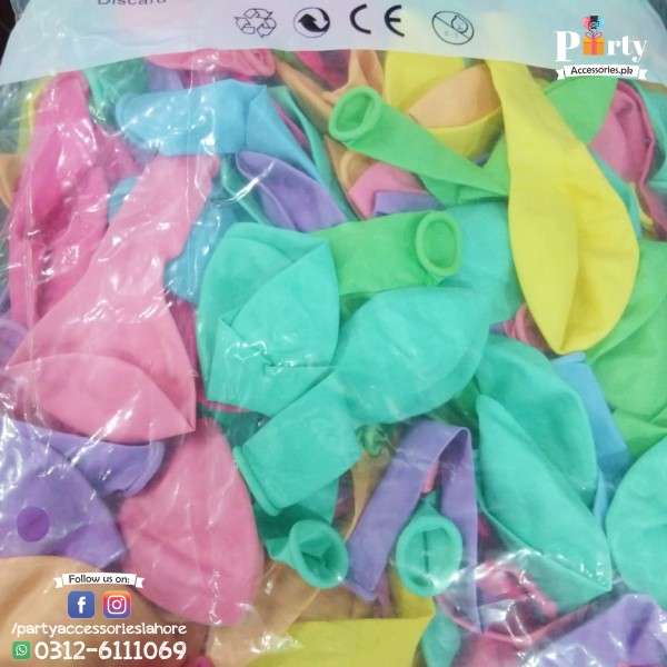 Pastel colors Macron balloons for decoration