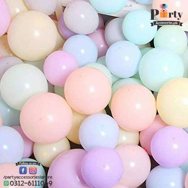 Pastel colors Macron balloons for decoration