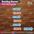 BOY or GIRL wall decoration banner for BABY SHOWER WALL DECORATION