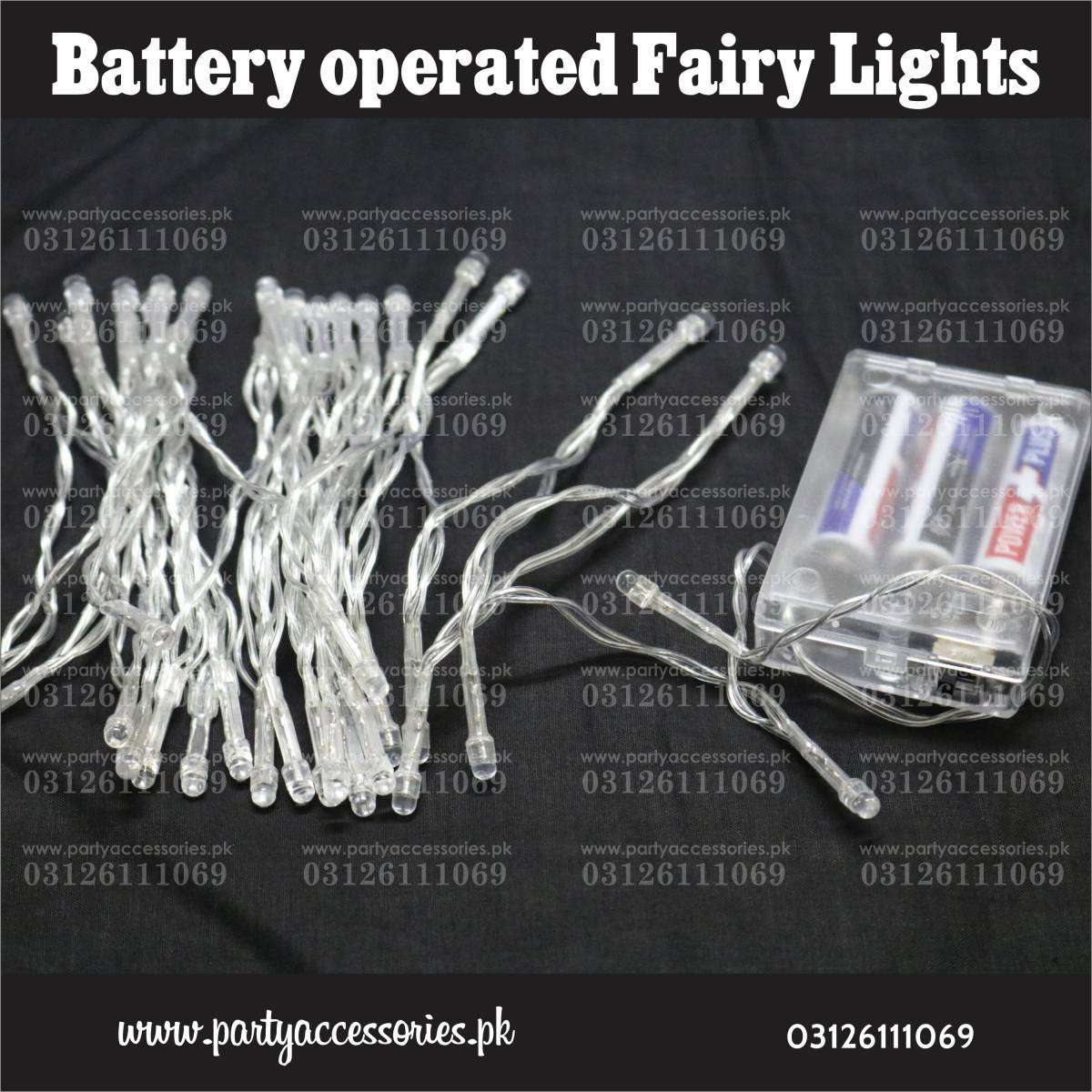 Battery Operated LED string Fairy Lights in Multi colors for party decoration in pakistan