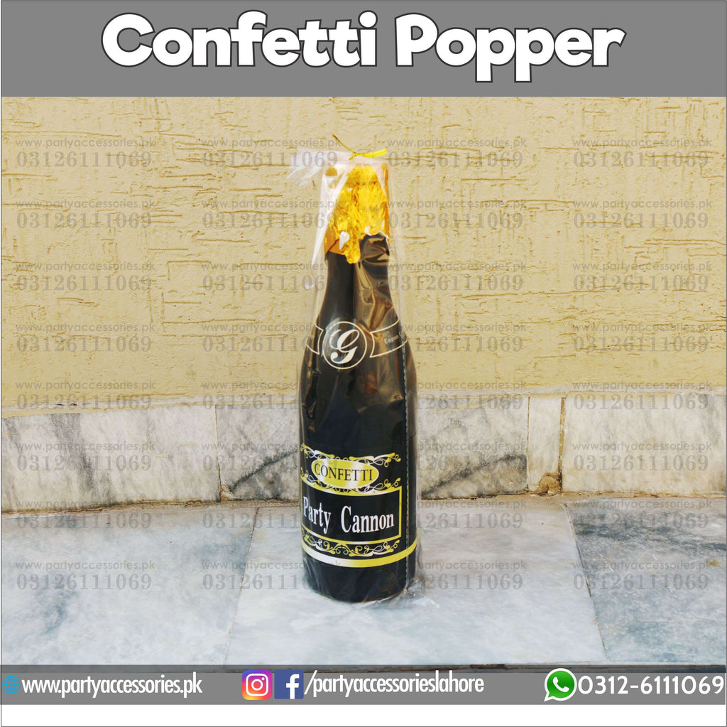 Champagne Bottle Party Popper Confetti