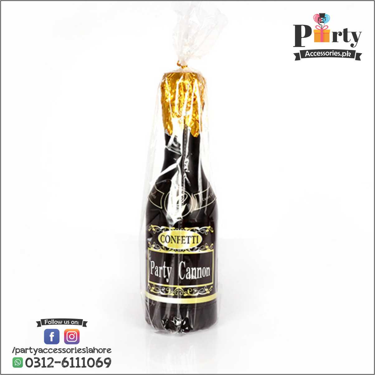 Champagne Bottle Party Popper Confetti