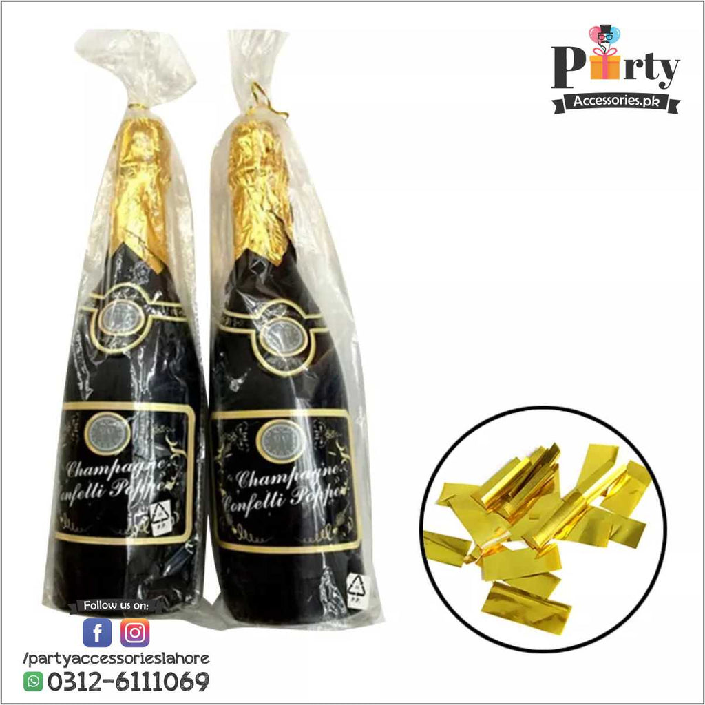 Materialisme Detective alleen Champagne Bottle Party Popper Confetti – PartyAccessories.pk