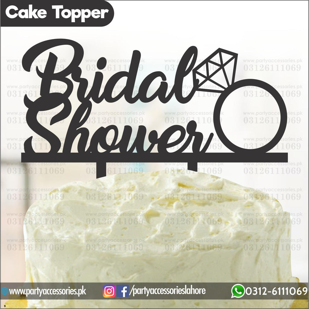 Bridal shower Cake topper