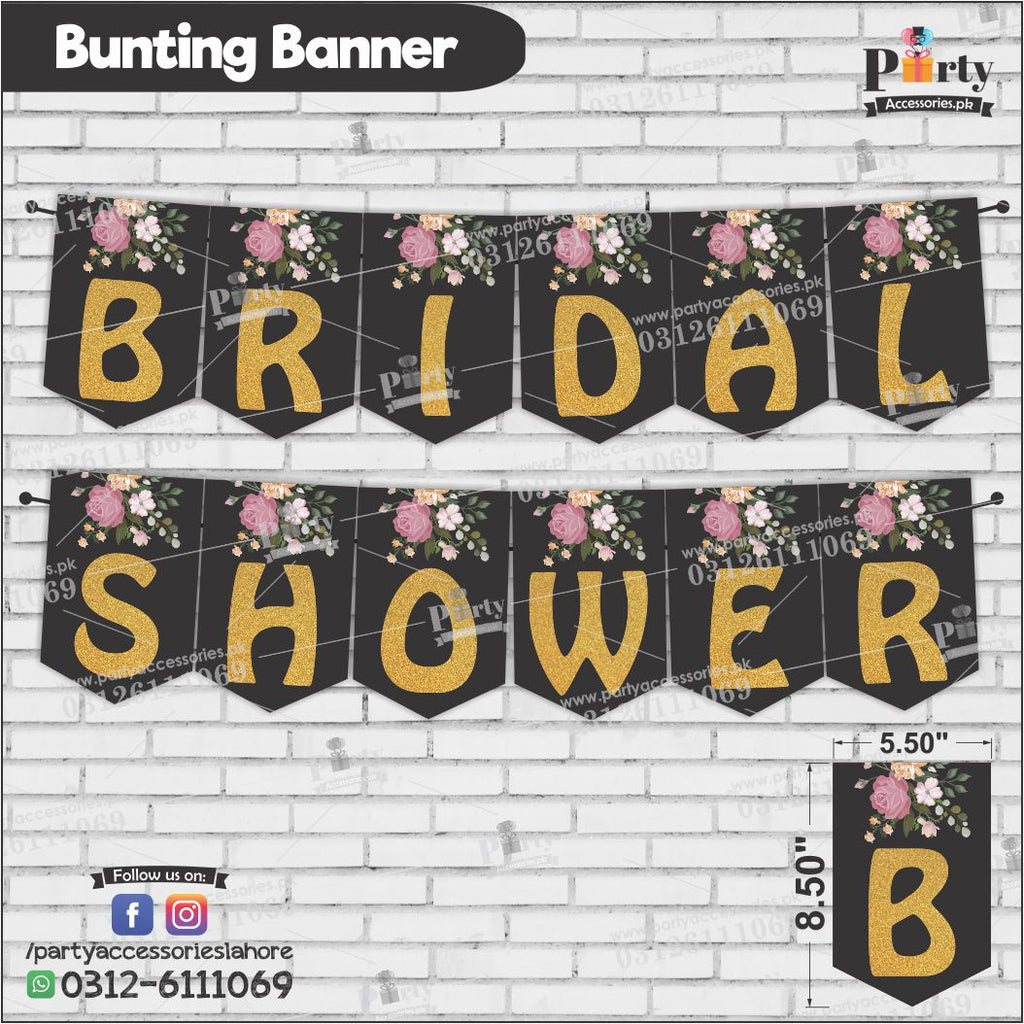 BRIDAL SHOWER Bunting Banners for backdrop